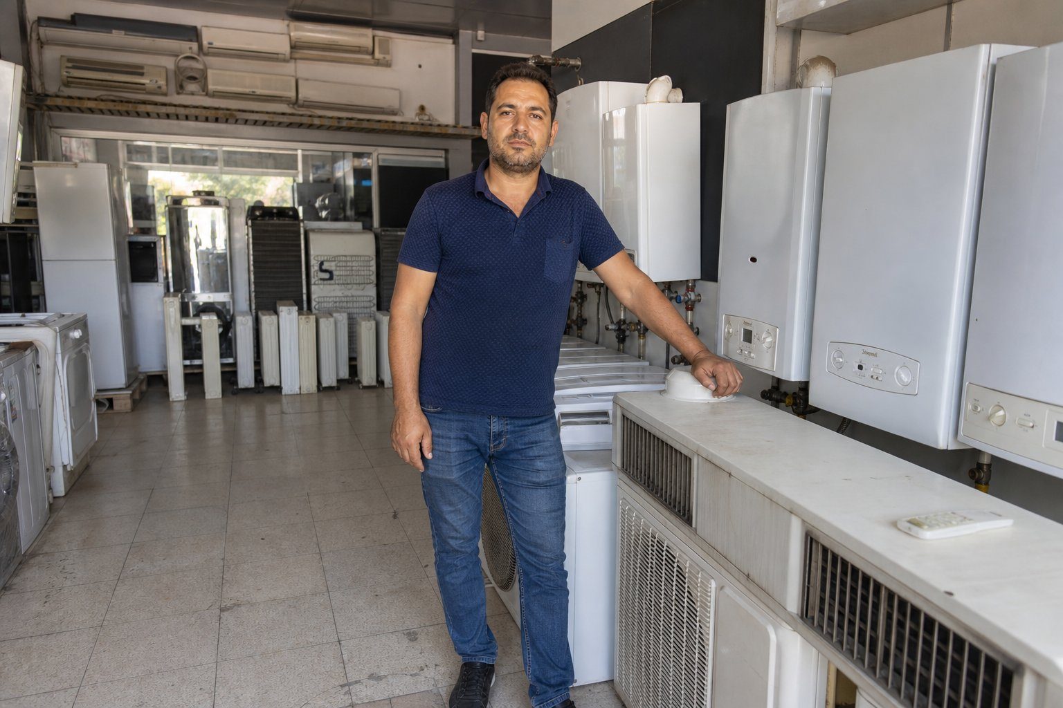 Beyaz eşya ve klima ürün gruplarının bulunduğu alan