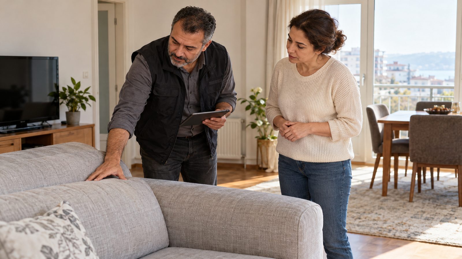 Yerinde eşya değerlendirme görüşmesi – temsili görsel